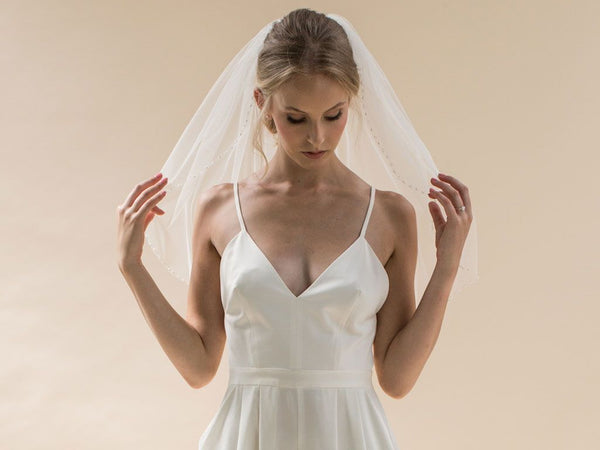 AZALEA - Crystal Edge Short Veil