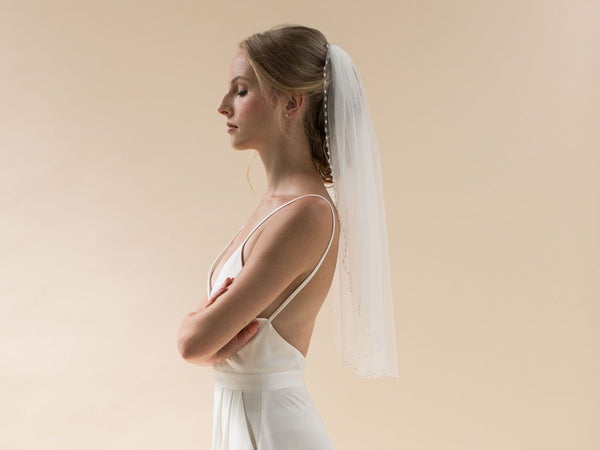 AZALEA - Crystal Edge Short Veil