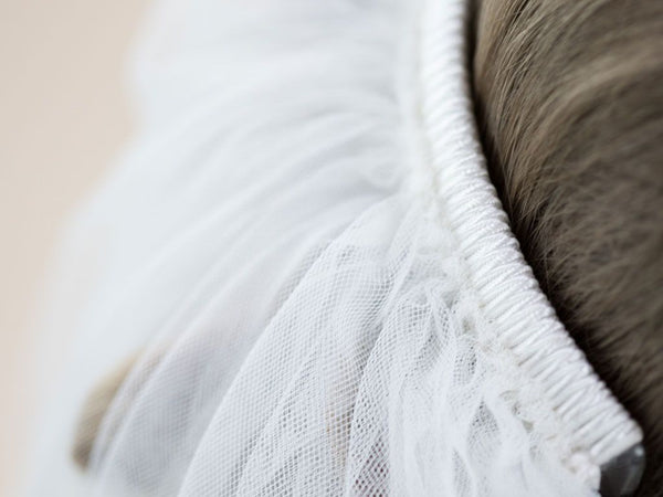 CHEERFULNESS - Scattered Diamantes Medium Veil