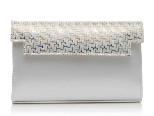 ELSIE - Satin & Parquet Handbag