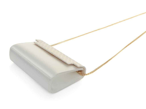 ELSIE - Satin & Parquet Handbag