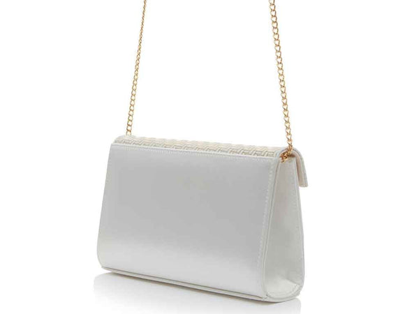 ELSIE - Satin & Parquet Handbag