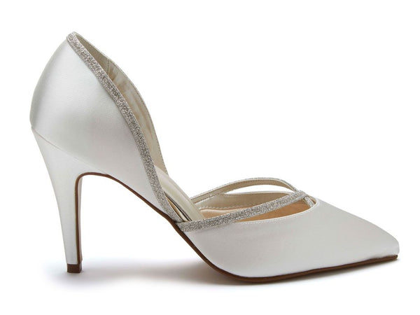 GEORGIA - Chic Satin & Shimmer Court Shoes