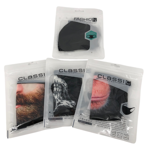 Adults Novelty Face Masks- Pack Of 4