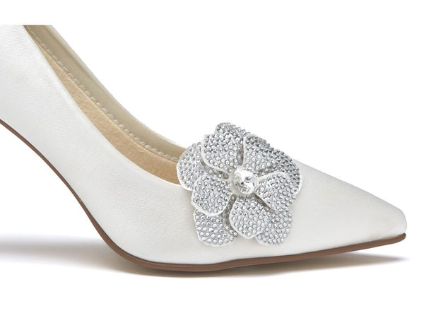 VELA - Diamante Flower Shoe Clips