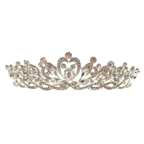 Regal Clear Crystal Bridal Tiara