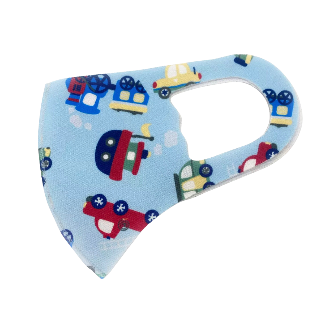 Childrens Cute Transport Face Mask