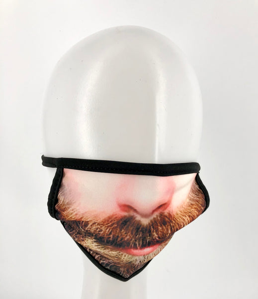 Novelty Beard Mouth Face Mask