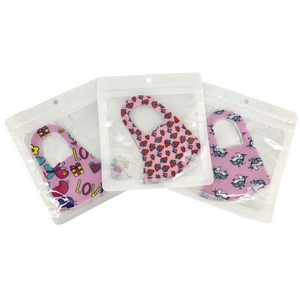 Childrens Cute Face Masks- Female Pack Of 3