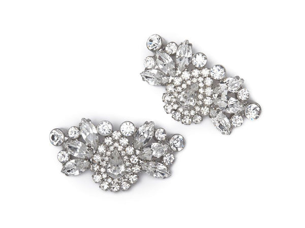 MYRA - Diamante Brooch Shoe Clips