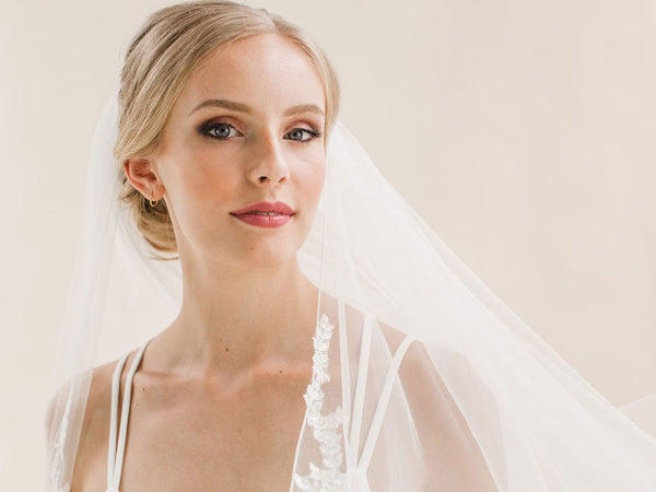 ROSE - Floral Lace Long Veil