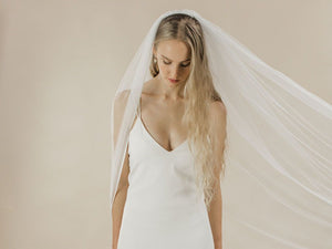 SNAPDRAGON - Satin Edge Long Veil