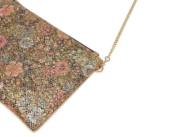 SUKI - Gold Glitter Bomb Handbag