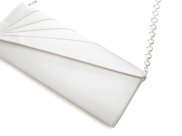 TESS - Pleated Satin Handbag