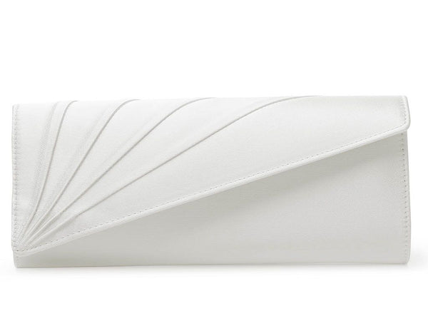 TESS - Pleated Satin Handbag