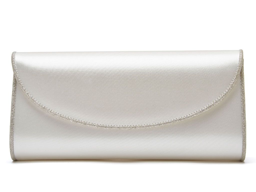 VIKI - Satin and Silver Shimmer Handbag
