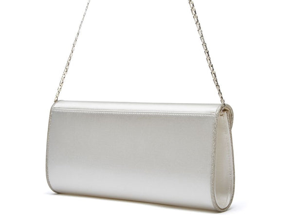 VIKI - Satin and Silver Shimmer Handbag