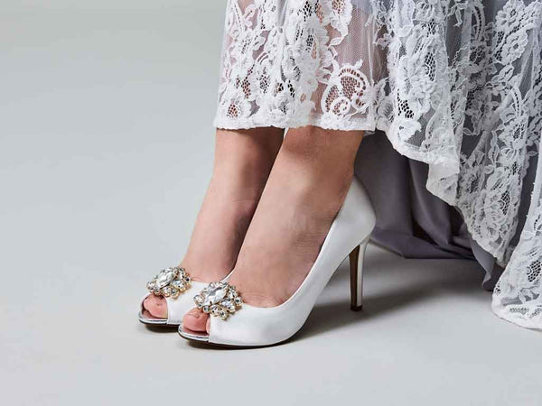 XENIA - Sparkly Brooch Shoe Clips
